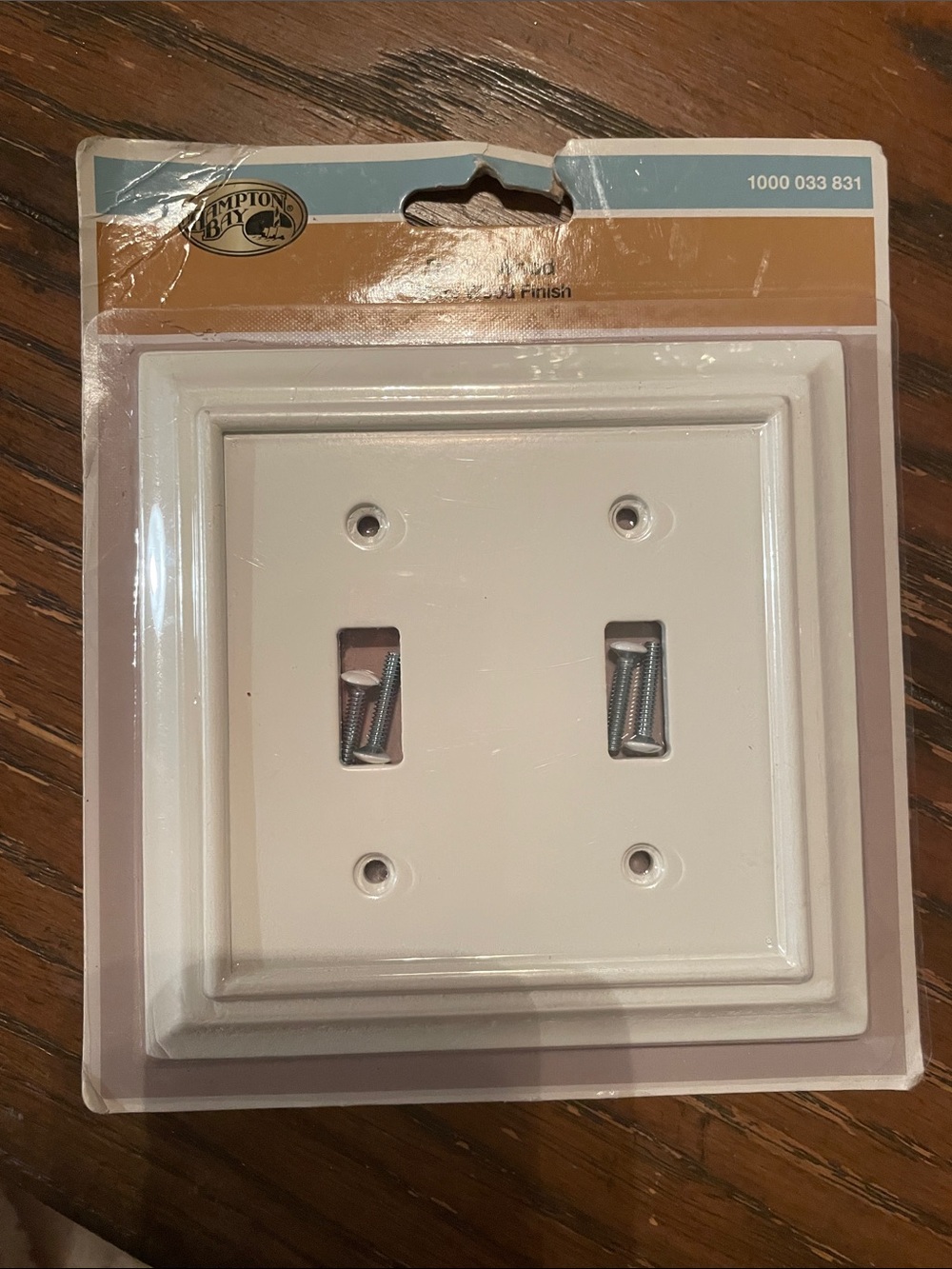 Hampton Bay White Dual Toggle Wall Plate